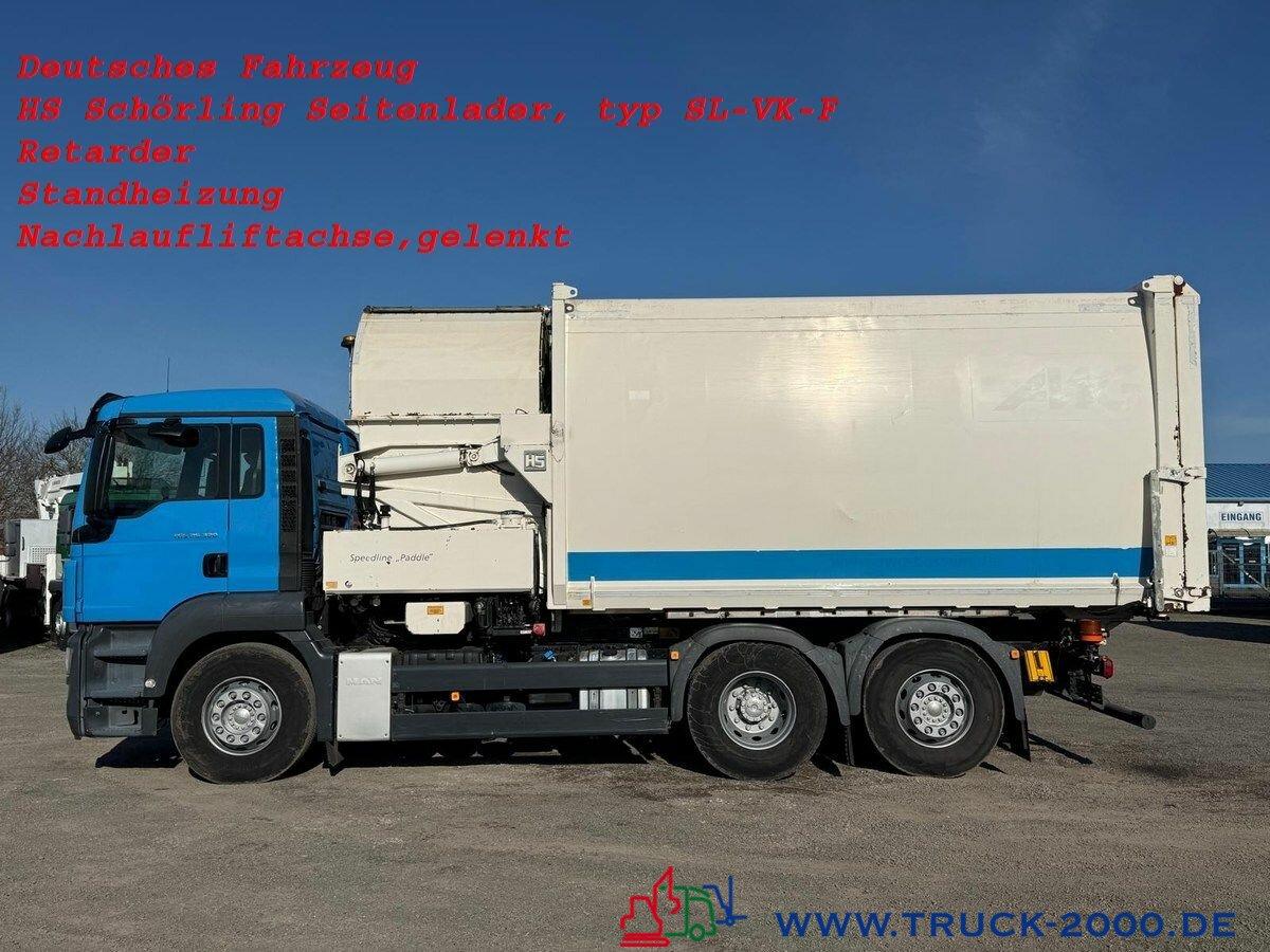 MAN TGS 26.320 6x2 Schörling Seitenlader - Retarder