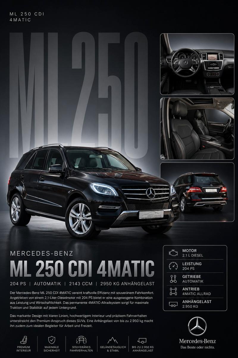 Mercedes-Benz ML 250 CDI 4Matic *NAV*KLIM*BXEN*LDR*S-DACH*TWT*