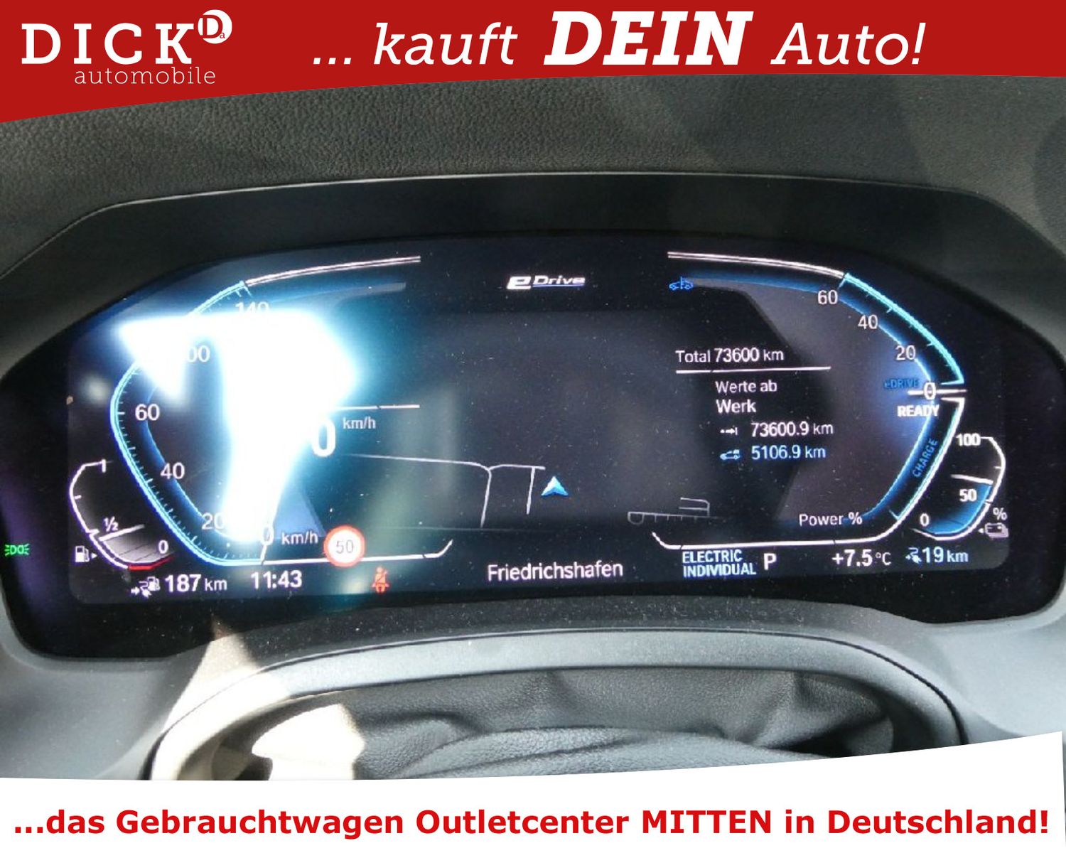 Fahrzeugabbildung BMW 330e Tour Aut M SPORT/LASER/HUD/HIFI/ACC/SHZ/8Fa