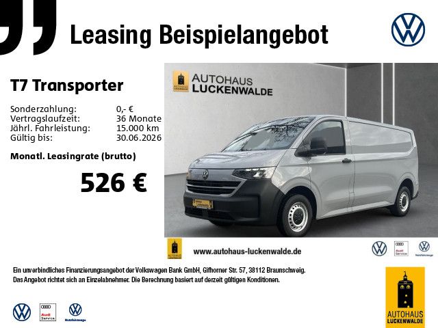 Vorschaubild: VW  T7 Transporter Kasten 2.0 TDI LR *AHK*PDC*R-CAM* (Fahrzeug-Nr. B06272)