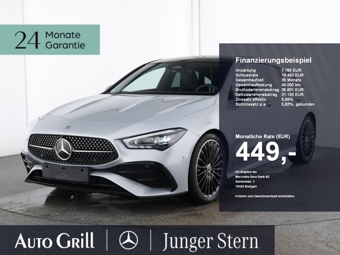 Mercedes-Benz CLA 220 d SB AMG Edition Night Pano Burm Multibe