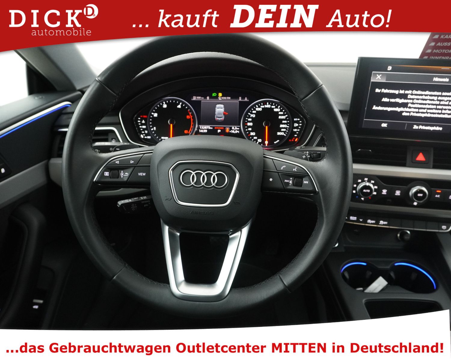 Fahrzeugabbildung Audi A5 SB 40d S-Tr. Advan Sport NAVI+LED+ACC+SHZ+18"