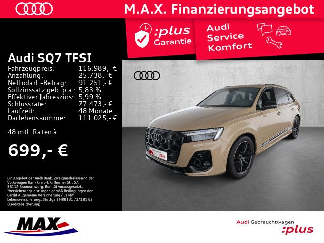 Audi SQ7 TFSI QUATTRO 7 SITZE+HD MATRIX+LUFT+AHK+PANO