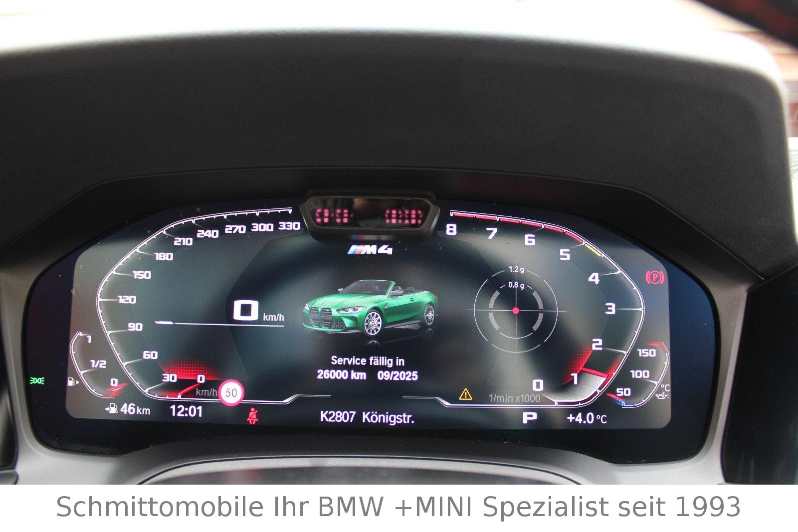 BMW M4 Cabrio xDrive Compet.,Harm.Kard,Ad.MFahrw., миниатюра 27