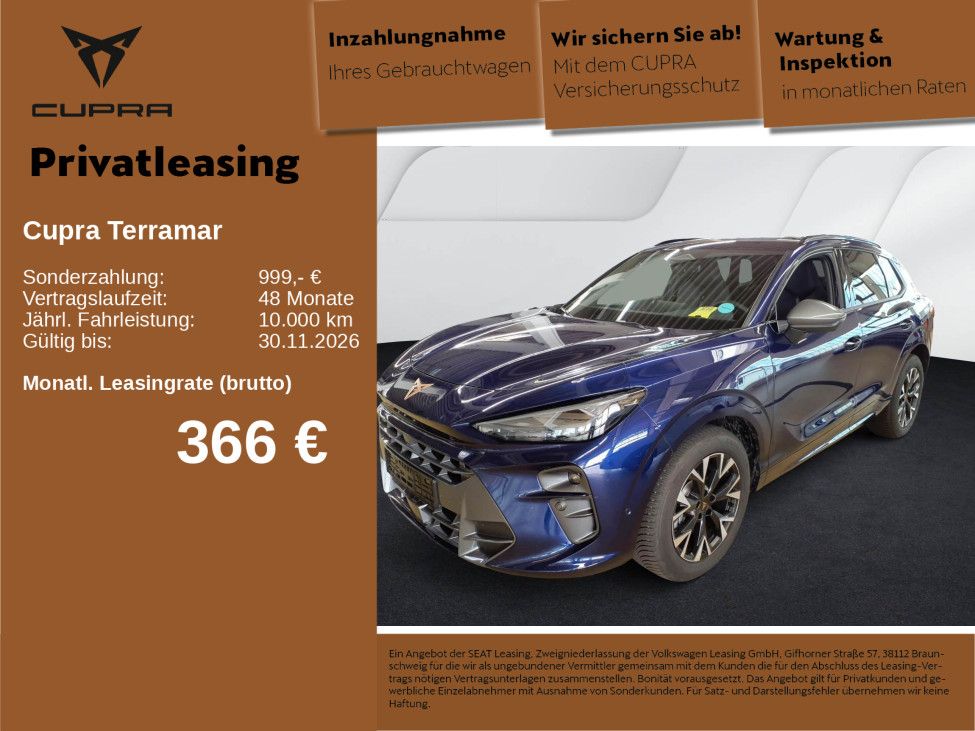 Cupra Terramar 1.5 TSI e-Hybrid ACC HuD KEYL LED 360° foto 1