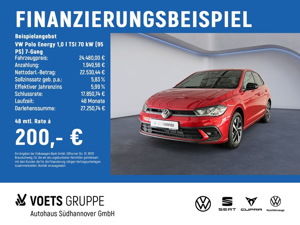 Polo Energy 1,0 l TSI 70 kW (95 PS) 7-Gang Energ