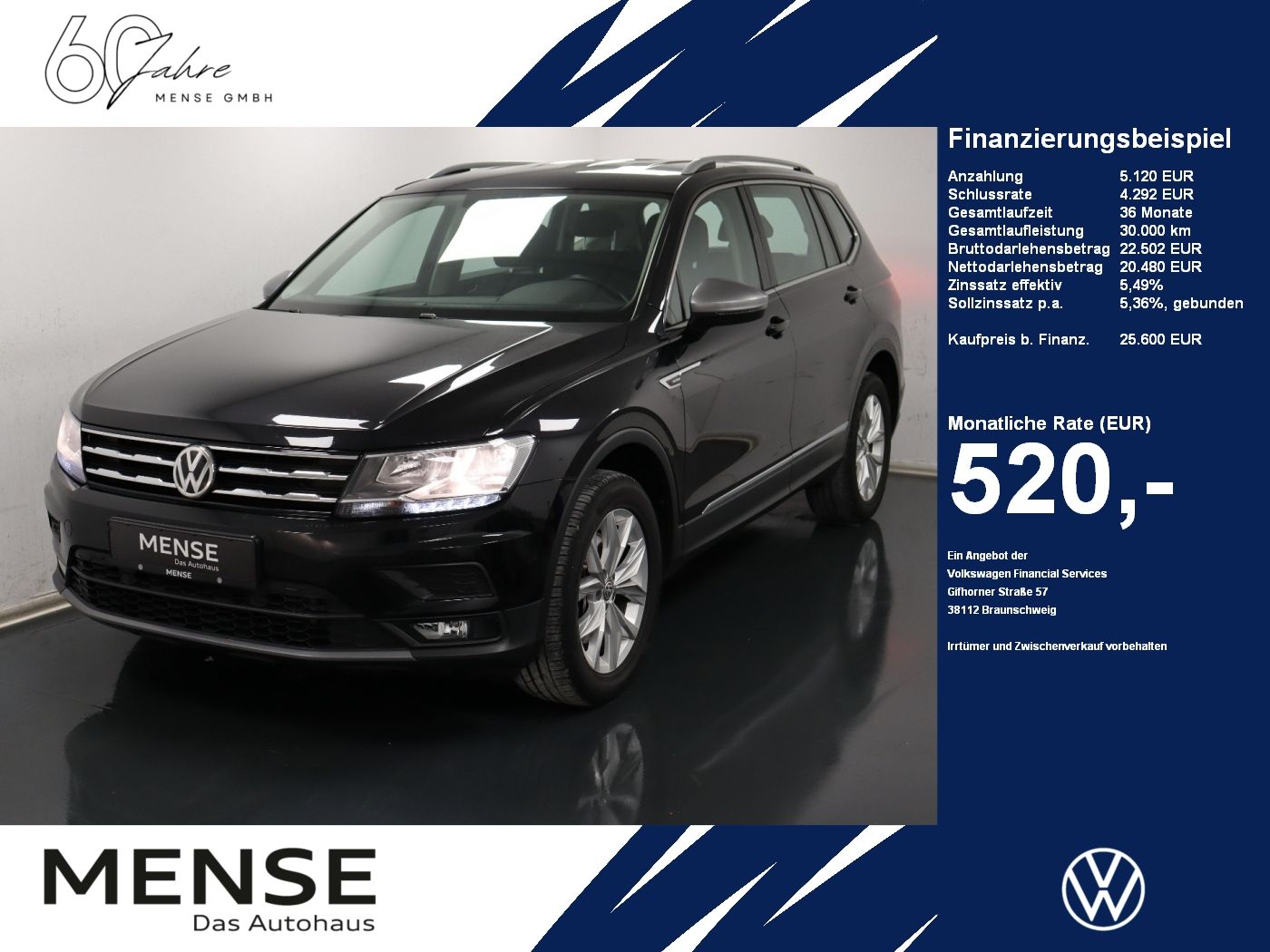 VW Tiguan Allspace 2.0 TDI 4 Motion DSG Comfortline