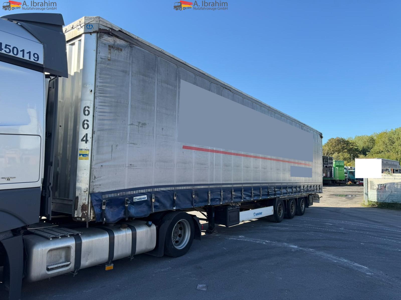 Krone SD Megatrailer Hubdach SAF Achsen Liftachse