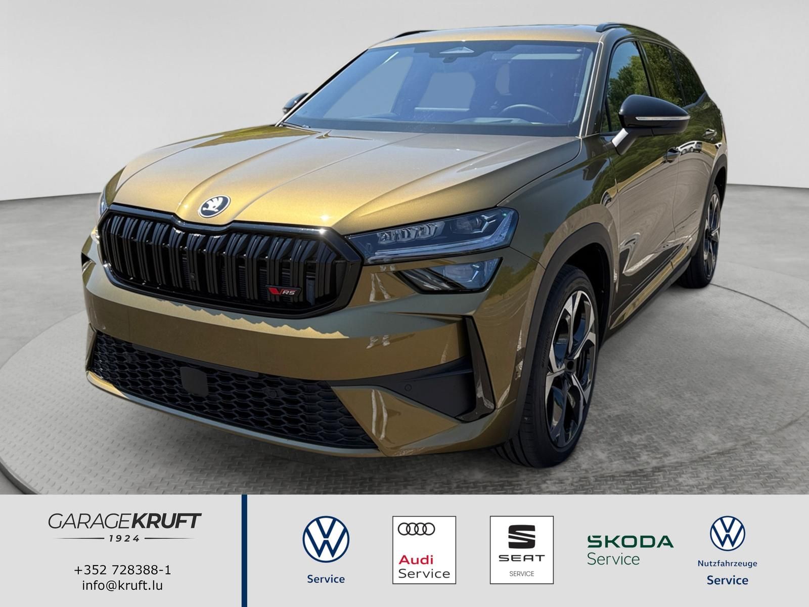 Skoda Kodiaq 2.0 TSI 4x4 DSG RS -  Pano, Std.H., AHK