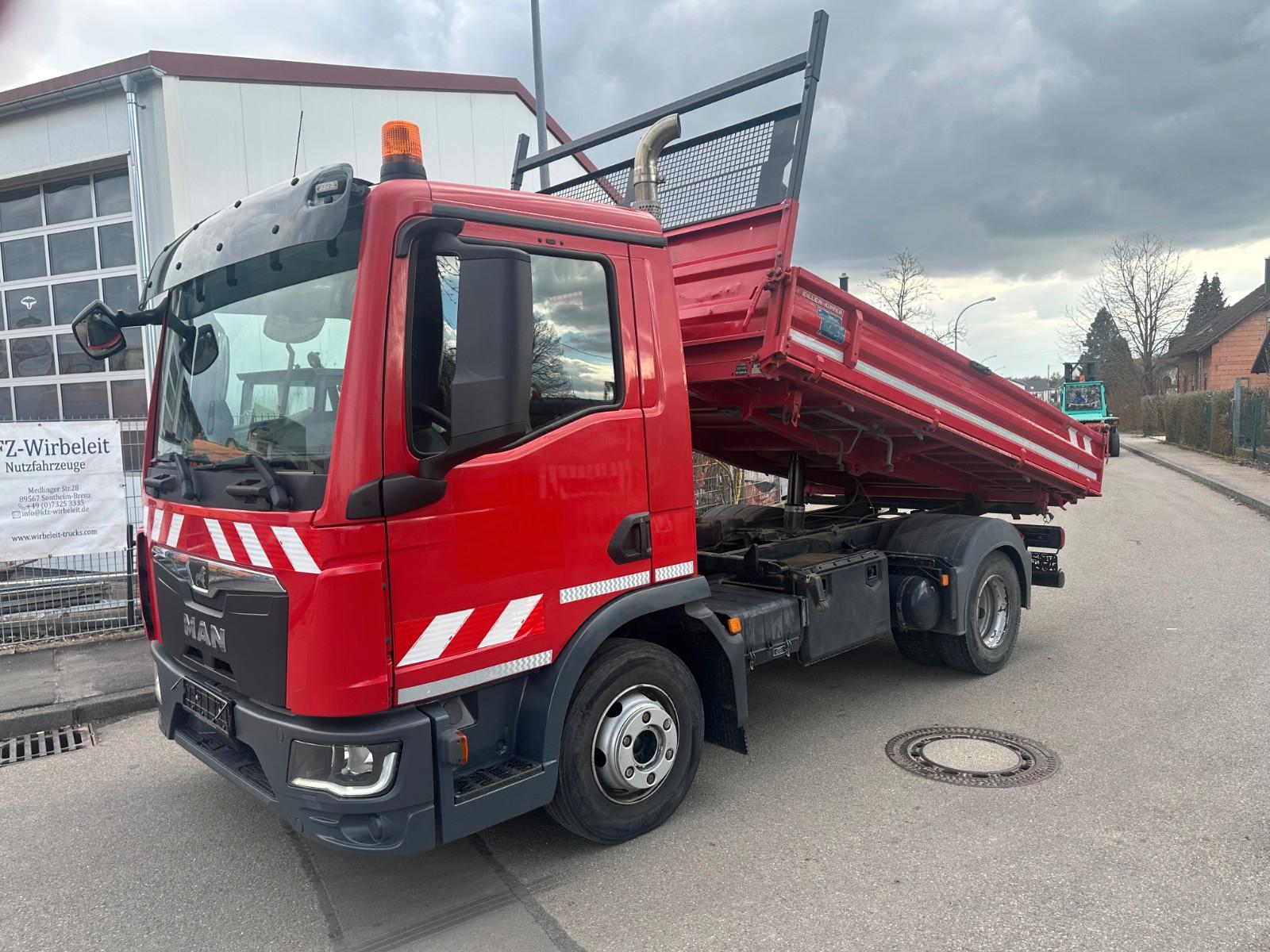 MAN TGL 8.220 Kipper, Klima, GG: 8,8 t, 2x AHK