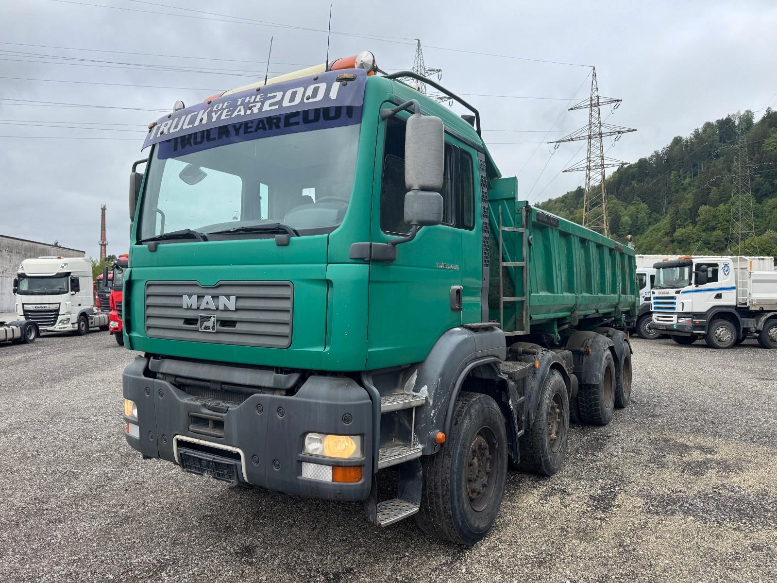 MAN TGA 35.460 BB 8x4 Kipper Meiller Bordmatik