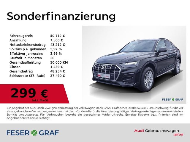 Audi Q5 Sportback adv 40 TFSI qu Leder,Pano,AHK,Navi