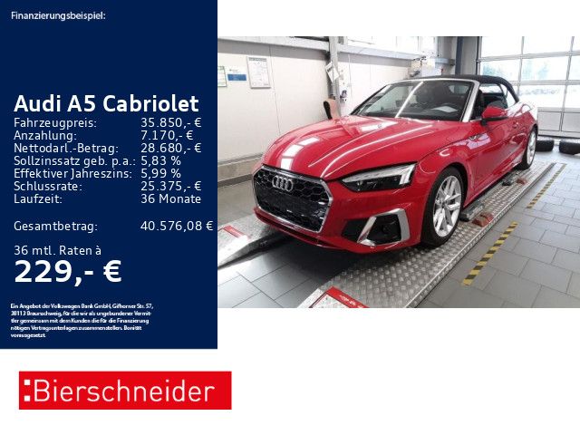 Audi A5 Cabrio 2.0 TDI qu. S line AHK ACC MATRIX 360