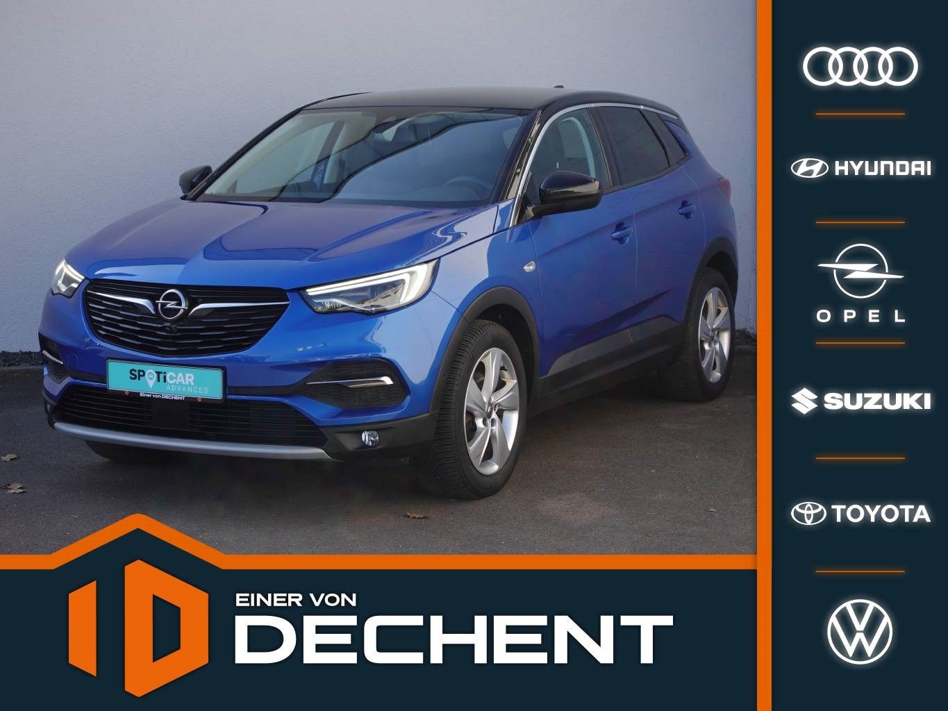 Fahrzeugabbildung Opel Grandland X 1.2Turbo AHK,Sitzh.,Navi,PDC,Kamera