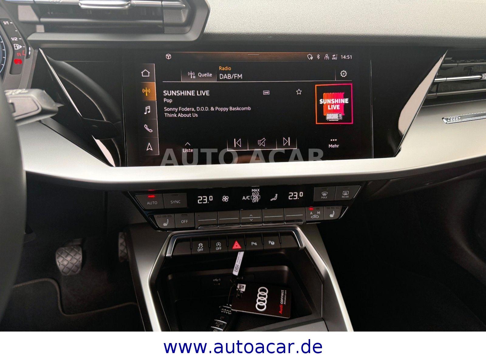 Audi A3 Sportback 35 TFSI advanced VIRTUAL/LED/LEDER, миниатюра 14