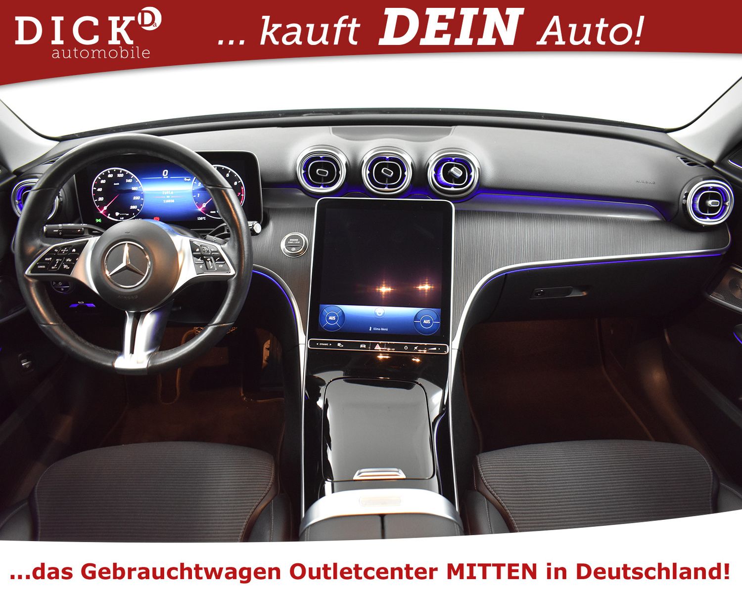 MERCEDES-BENZ C300 CGI 9G 2X Avantg NIGHT+BURMES+360+WIDES+ACC - Image 11