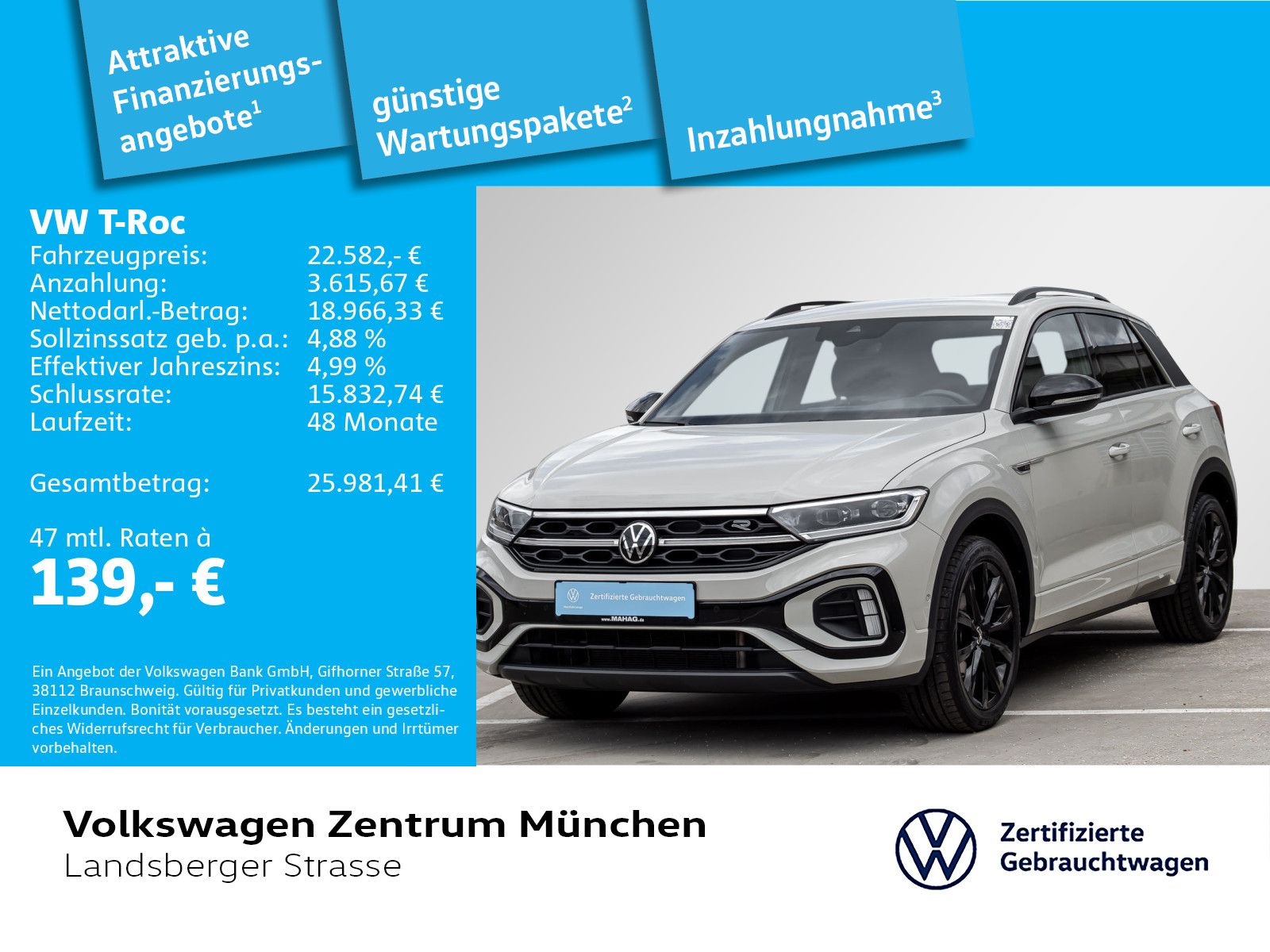 Volkswagen T-Roc R-Line 1.0 TSI BlackStyle ACC IQ.Light IQ.