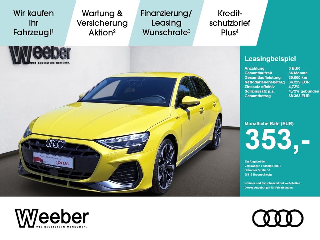 A3 Sportback S line *APP CONNECT*MATRIX*KAMERA*N