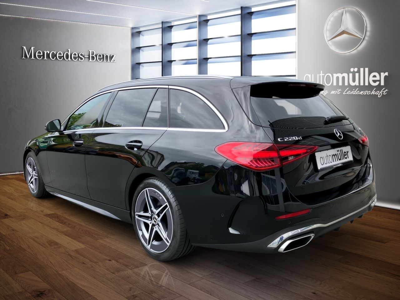 Fahrzeugabbildung Mercedes-Benz C 220 d 4M T AMG AHK Kamera Totwinkel LED Sounds