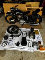 NSU LUX 1954 mit viel Zubehör  - NSU MOTORRAD