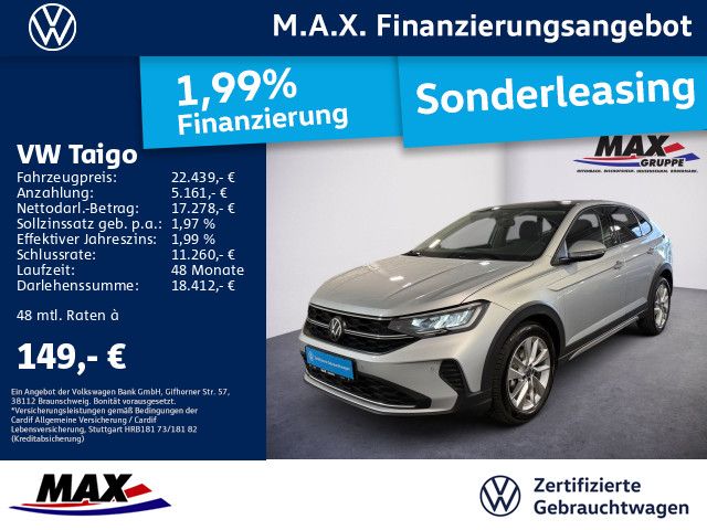 Taigo 1.0 TSI MOVE LED+PANO+KAMERA+NAVI+APP+ALU+
