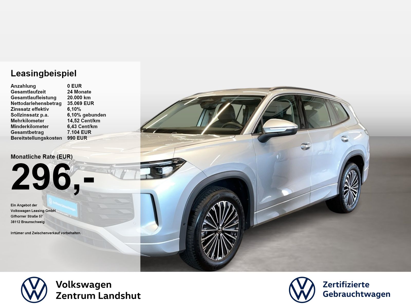 Volkswagen Tayron 1.5 eTSI DSG Life 360 ACC AUT DynLicht
