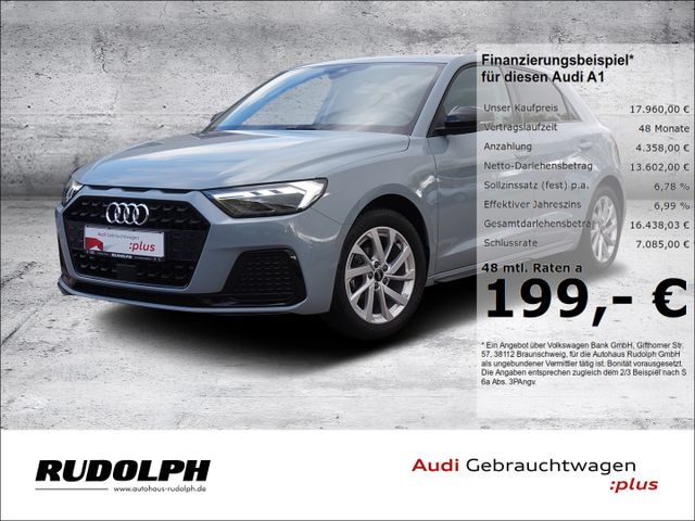 Audi A1 1.0 EU6d Sportback advanced 25 TFSI LED B & O