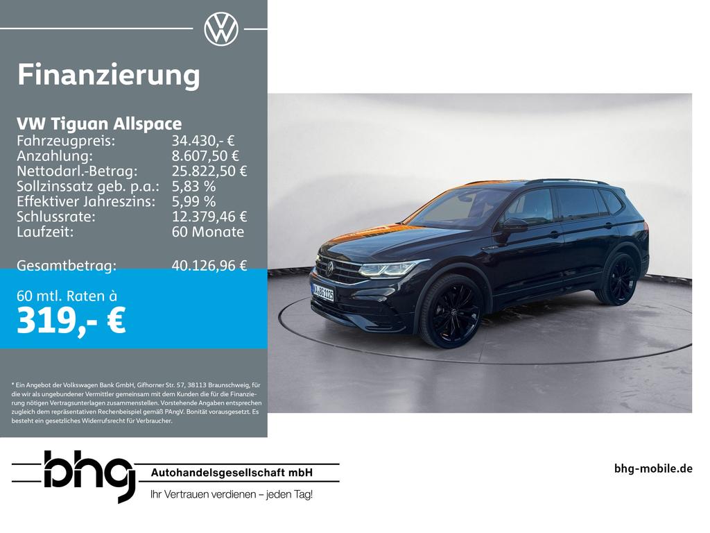Volkswagen Tiguan Allspace 20 TDI DSG 4Motion RLine NAVI 2023