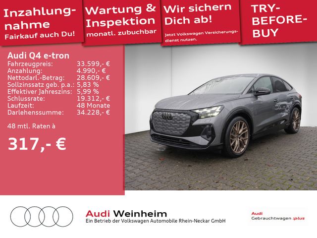 Audi Q4 e-tron Sportback 35 Black-Paket Navi Kamera u