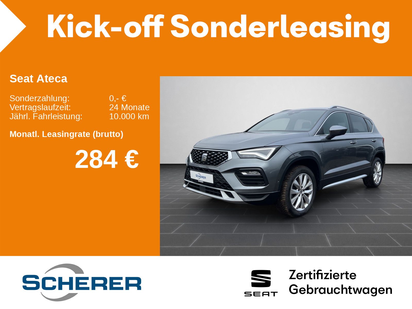 Seat Ateca Xperience 2.0 TDI DSG AHK RFK NAVI SHZ GJR