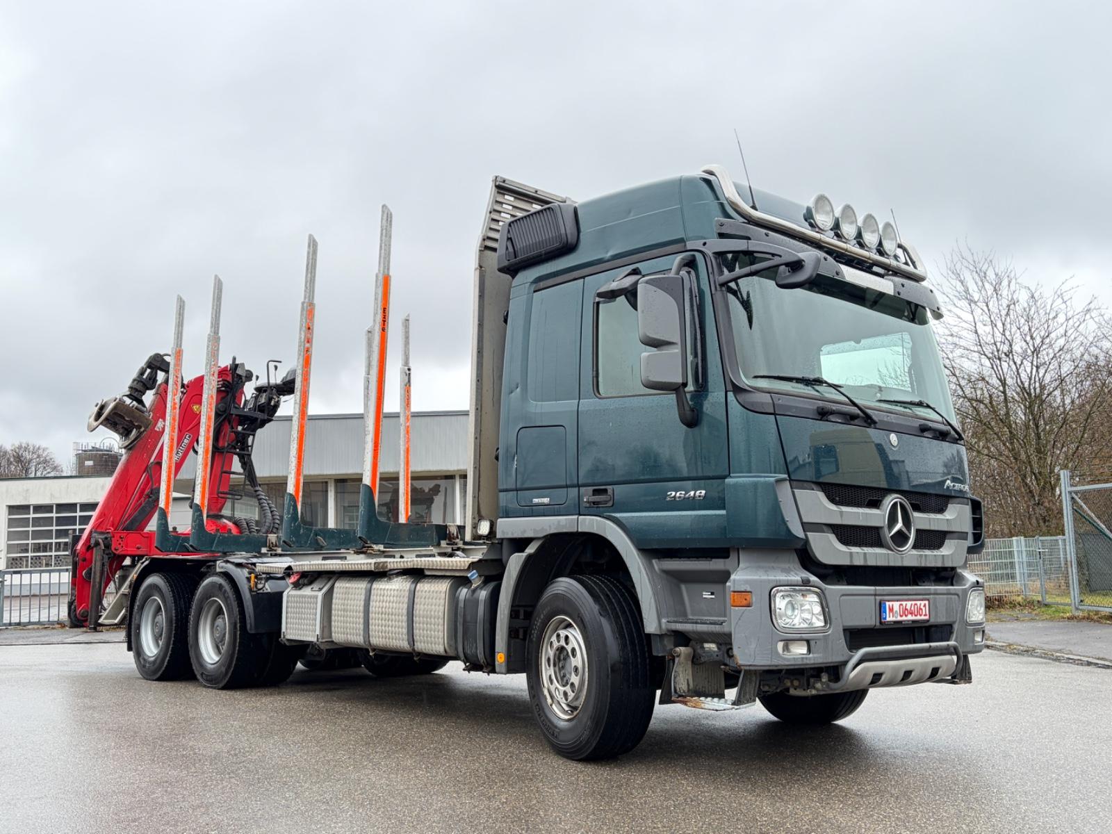 Mercedes-Benz Actros MP3- 2648 6x4 Holz LKW- Epsilon Kran