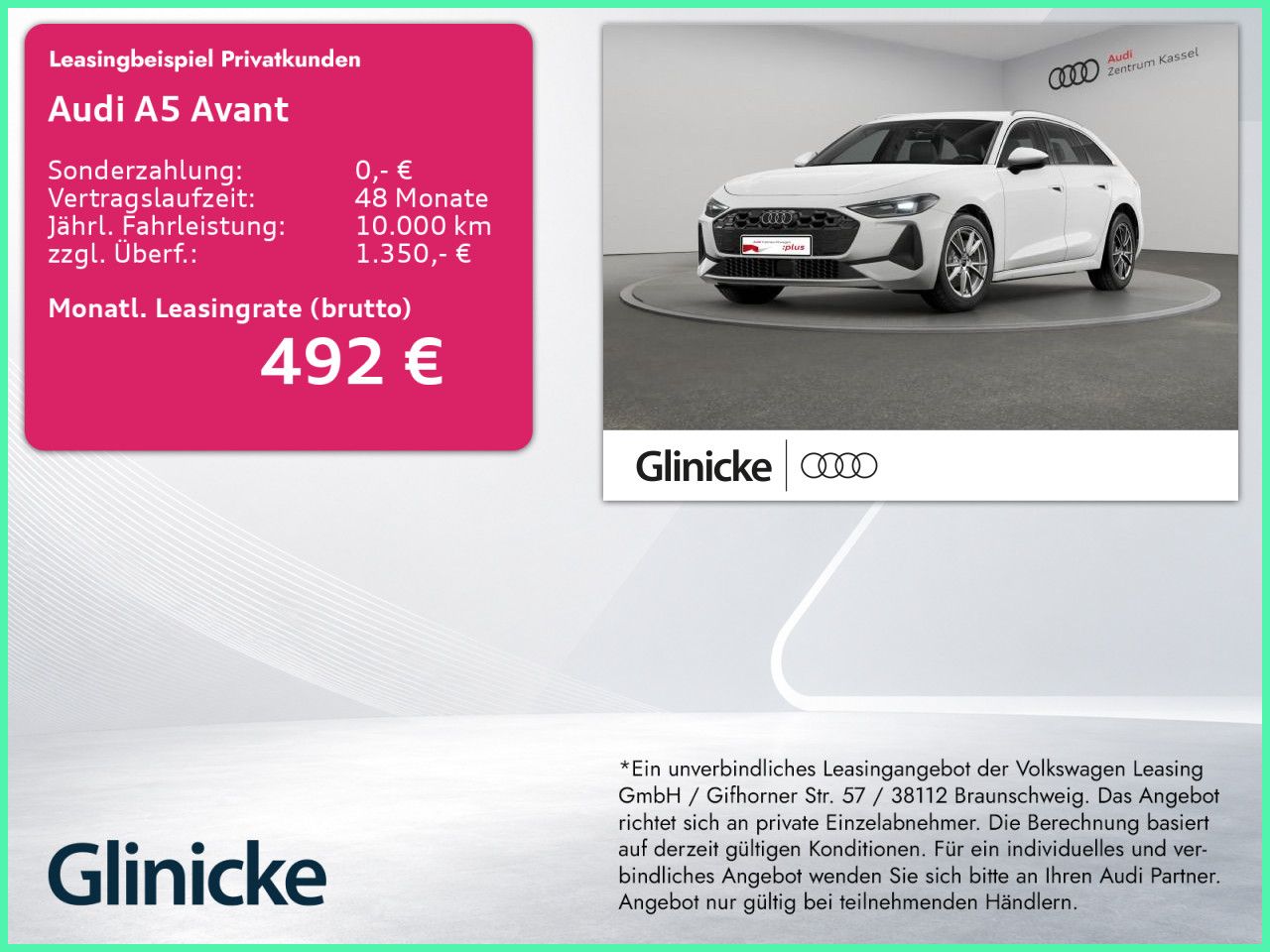 Audi A5 Avant TFSI 150 kW NEUBESTELLUNG