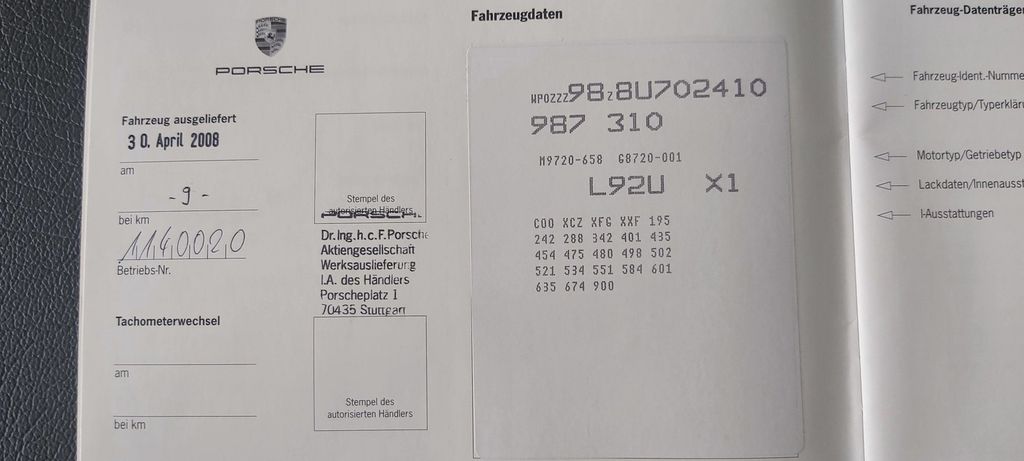 Porsche Boxster 2.7 DEUTSCH XENON NAVI PZ SERVICE