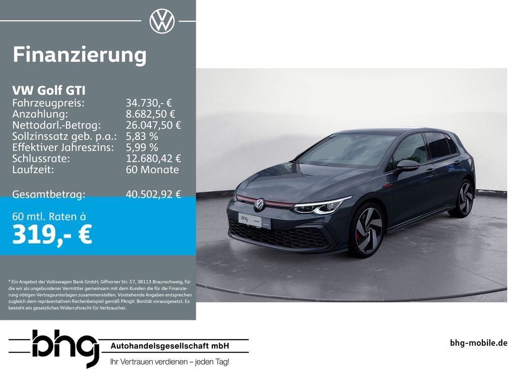 Golf GTI 2,0 TSI OPF DSG