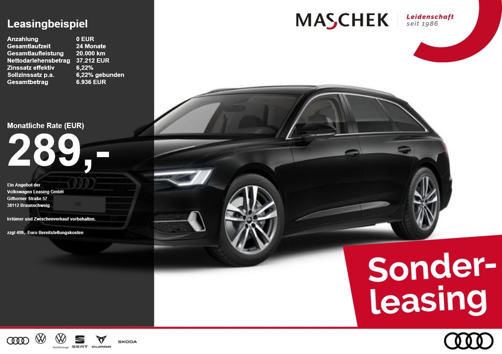 A6 Avant Sport quattro 2.0 TFSI Sonderleasing! P