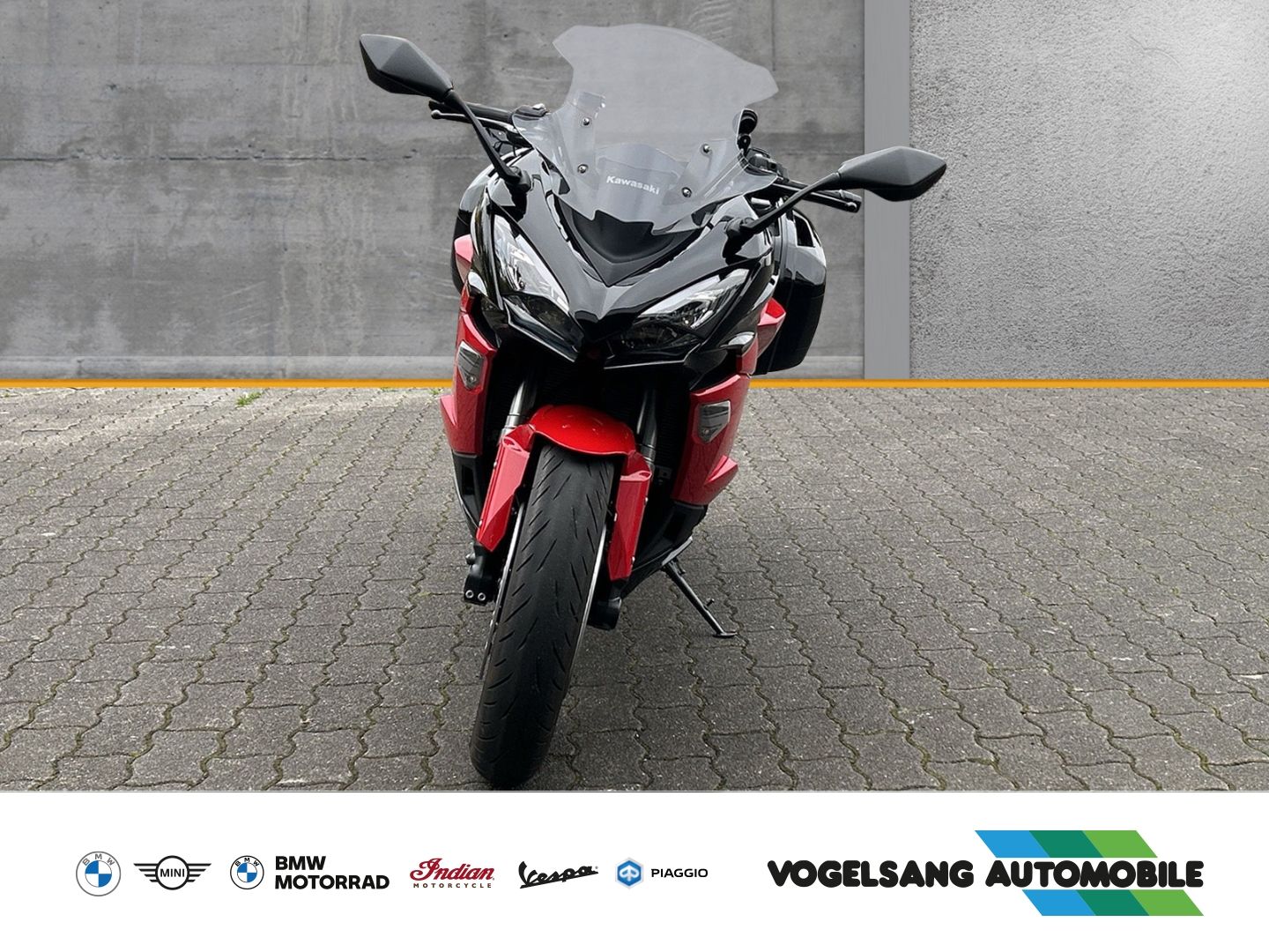 Fahrzeugabbildung Kawasaki Ninja 1000 SX Koffer mit Innentaschen, großes Wi