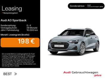 Audi Leasingangebot: Audi A3 Sportback 30 TFSI*0,99%-Finanz*NAVI-PLUS*LED*