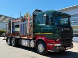 Scania R560 6x4 Holztransport Kran LOGLIFT HIAB 140S79R - Scania 560
