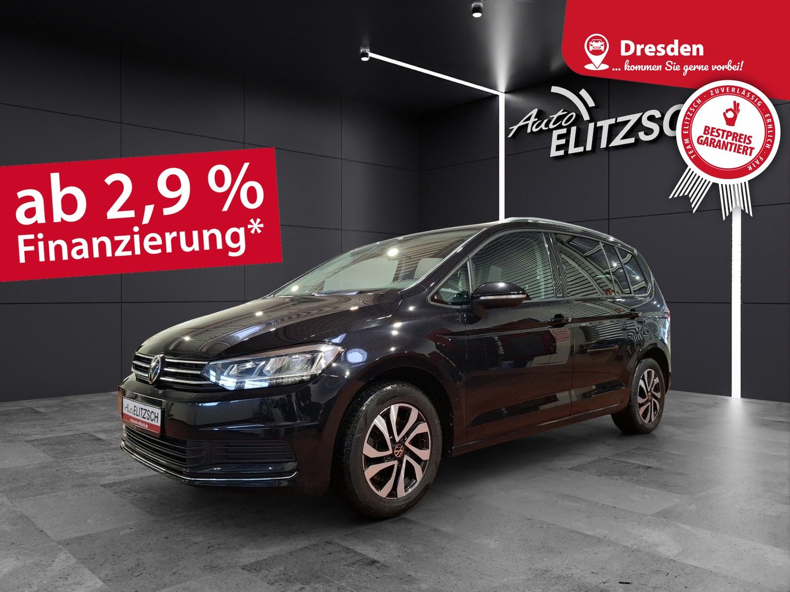 Fahrzeugabbildung Volkswagen Touran TDI Active DSG 7-Si. LED Navi AID ACC SH