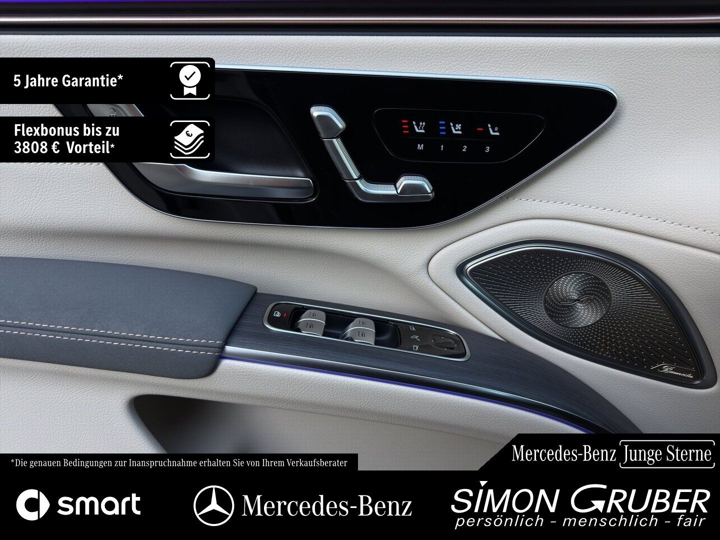 Fahrzeugabbildung Mercedes-Benz EQS 450 4M AMG Massage Sitzklima Nappa Mod 2026!