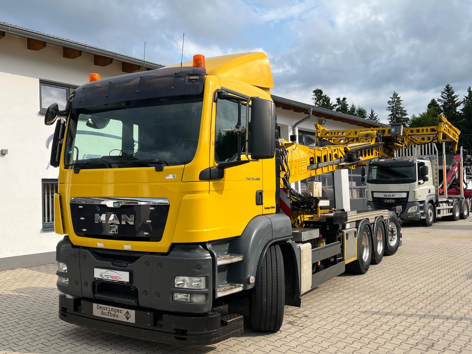 MAN TGS 35.480 8x4-4BL  Deuringer Garagentransporter