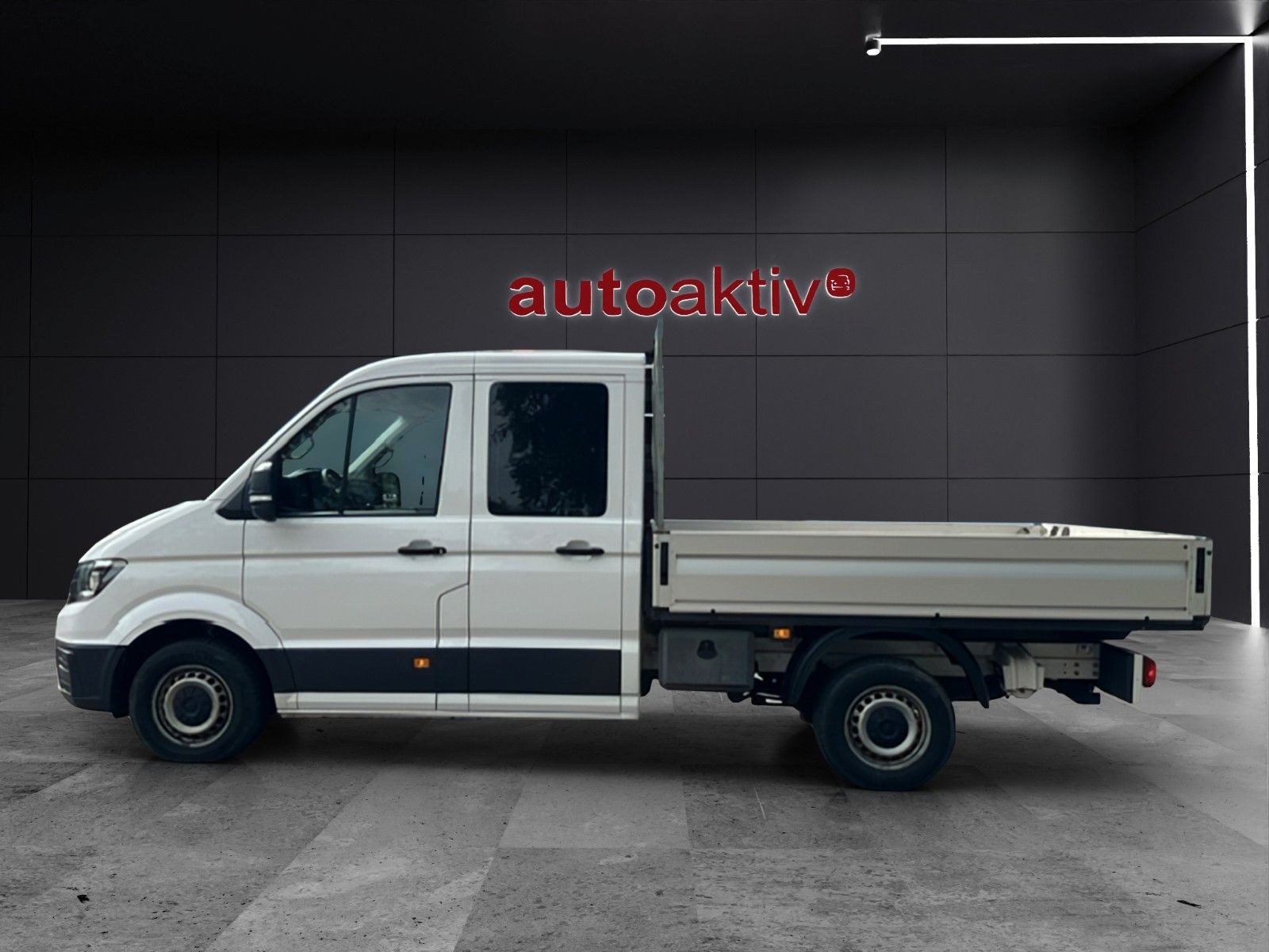 VW Pritsche 35 DOKA mittellang RWD/7Sitzer/AHK/Mult