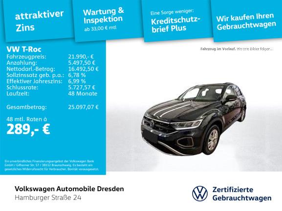Volkswagen T-Roc Life 2.0 TDI DSG LED APP NAV PARK-ASSIST