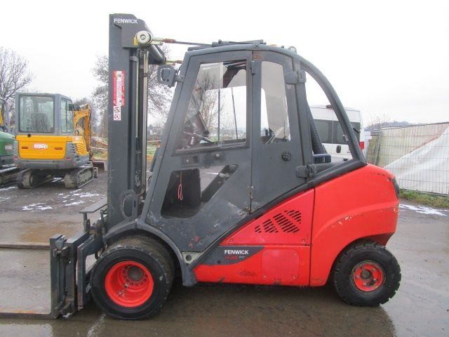 Linde H35D-02 Triplex 5,5m + Zinkenversteller + Seiten