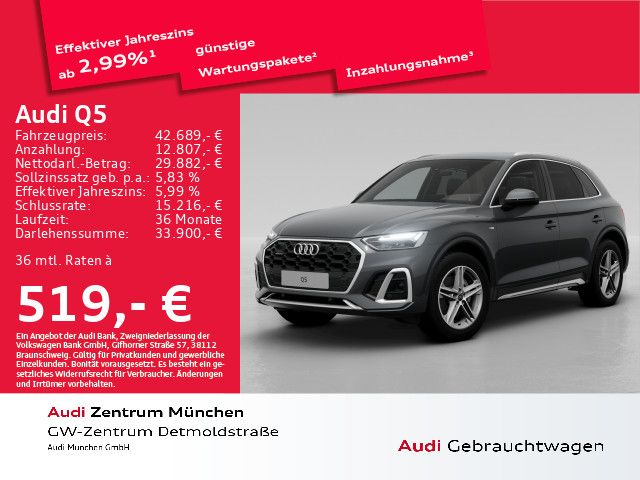 Audi Q5 40 TDI qu. S tronic S line AHK/Virtual+/Navi