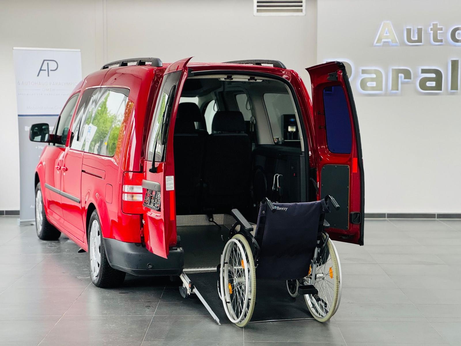 Volkswagen Caddy Maxi 2.0 TDI Rollstuhlgerecht-Rampe 