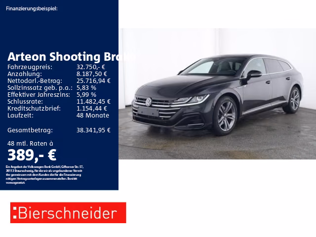 Volkswagen Arteon Shooting Brake 2.0 TSI DSG R-Line PANO LE