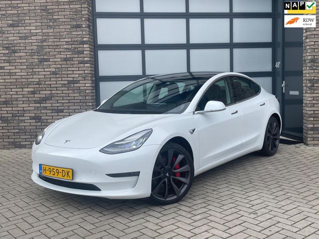 Tesla Model 3 Performance Dual Motor AWD 75 kWh SOH 89