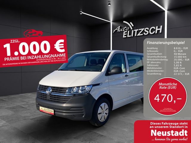 Volkswagen T6 Kombi T6.1 TDI 9-Sitzer KLIMA KOMFORT DAB