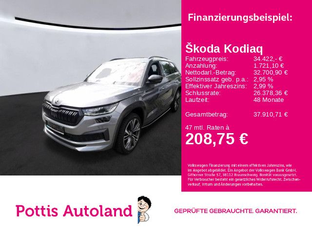 Skoda Kodiaq 2.0 TDI DSG 4x4 SPORTLINE STDHZG PANO AHK